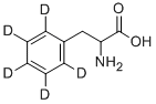 DL-PHENYL-D5-ALANINE Structure