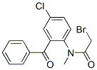 N-(2-benzoyl-4-chlorophenyl)-2-bromo-N-methylacetamide Struktur