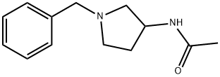 1-苄基-3-乙酰胺基吡咯烷 结构式