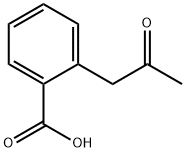 2-(2-氧代丙基)苯甲酸, 2852-91-7, 结构式