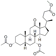 methyl 3-alpha,7-alpha-diacetoxy-12-oxo-5-beta-cholan-24-oate