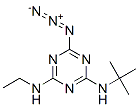 2-Azido-4-[(1,1-dimethylethyl)amino]-6-(ethylamino)-1,3,5-triazine Struktur