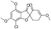7-Chloro-4,4',6-trimethoxyspiro[benzofuran-2(3H),1'-cyclohexan]-3'-ene-2',3-dione Struktur