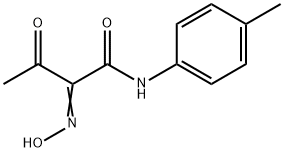 2-HYDROXYIMINO-3-OXO-N-P-TOLYL-BUTYRAMIDE Struktur