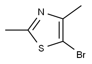 5-溴-2,4-二甲基-1,3-噻唑 结构式