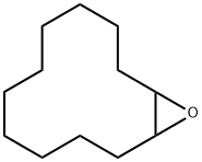 1,2-エポキシシクロドデカン 化学構造式