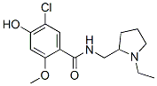 5-chloro-N-[(1-ethylpyrrolidin-2-yl)methyl]-4-hydroxy-2-methoxy-benzam ide Structure