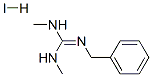 2-benzyl-1,3-dimethylguanidine monohydriodide 结构式