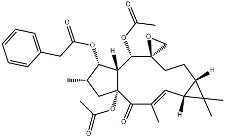 千金子甾醇 结构式