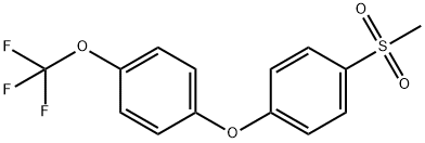 1-(4-(TRIFLUOROMETHOXY)PHENOXY)-4-(METHYLSULFONYL)BENZENE, 286844-91-5, 结构式