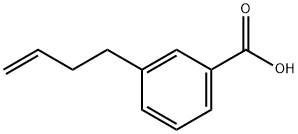 3-(3-ブテニル)安息香酸 化学構造式