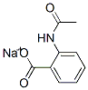 sodium 2-(acetylamino)benzoate 结构式