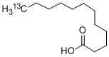 十二烷酸-12-13C 结构式