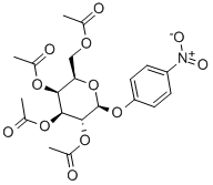 1-(4-NITROPHENYL)-2,3,4,6-TETRA-O-ACETYL-BETA-D-GALACTOPYRANOSIDE 结构式