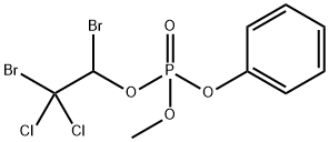 Phosphoric acid (1,2-dibromo-2,2-dichloroethyl)(methyl)phenyl ester 结构式