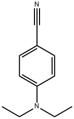 4-二乙基氨基苯甲腈 结构式
