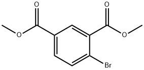 Dimethyl 4-bromoisophthalate 结构式