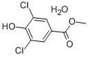 3,5-二氯-4-羟基苯甲酸甲酯水合物 结构式