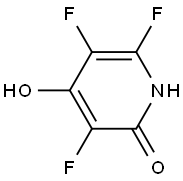 2(1H)-Pyridinone,  3,5,6-trifluoro-4-hydroxy- 结构式