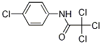AcetaMide, 2,2,2-trichloro-N-(4-chlorophenyl)- Structure