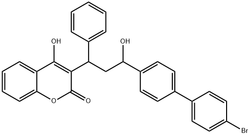 Bromadiolone Structure