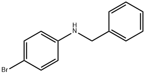 N-ベンジル-4-ブロモアニリン 化学構造式