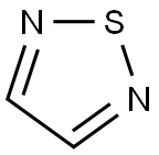 1,2,5-チアジアゾール 化学構造式