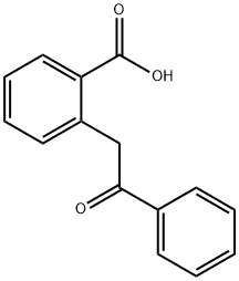 2-(2-オキソ-2-フェニルエチル)安息香酸 化学構造式