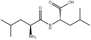 DL-ロイシル-DL-ロイシン 化学構造式