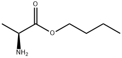 (2S)-2-アミノプロパン酸ブチル 化学構造式