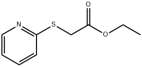 (吡啶-2-基硫基)-乙酸乙酯 结构式