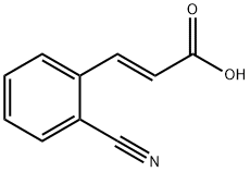 (E)-3-(2-cyanophenyl)acrylic acid Struktur