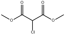 2-クロロプロパン二酸ジメチル 化学構造式