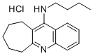 7,8,9,10-Tetrahydro-N-butyl-6H-cyclohepta(b)quinolin-11-amine hydrochl oride Structure