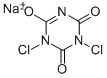 Sodium dichloroisocyanurate Struktur