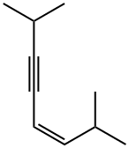 (Z)-2,7-ジメチル-3-オクテン-5-イン 化学構造式