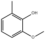 6-メチル-2-メトキシフェノール 化学構造式
