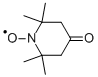 4-オキソ-2,2,6,6-テトラメチルピペリジン1-オキシル フリーラジカル 化学構造式
