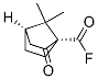 Bicyclo[2.2.1]heptane-1-carbonyl fluoride, 7,7-dimethyl-2-oxo-, (1S,4R)- (9CI) Structure