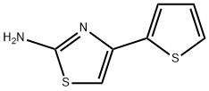 4-噻吩-2-基-噻唑-2-胺, 28989-50-6, 结构式