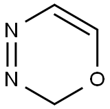 2H-1,3,4-Oxadiazine Struktur