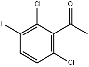 2',6'-ジクロロ-3'-フルオロアセトフェノン 化学構造式