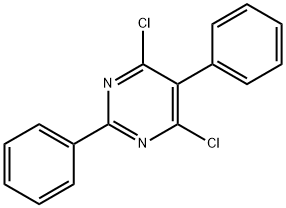 4,6-二氯-2,5-联苯嘧啶, 29133-99-1, 结构式