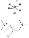 (2-氯-3-二甲氨基-亚-2-丙烯基)-二甲基-铵六氟磷酸盐, 291756-76-8, 结构式