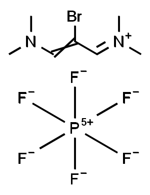 2 - 溴-1,3 - 二(二甲氨基)三亚甲六氟磷酸, 292067-84-6, 结构式