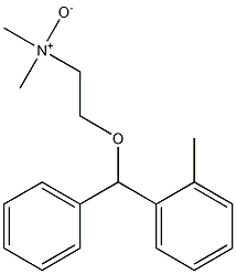 N,N-Dimethyl-2-[(o-methyl-α-phenylbenzyl)oxy]ethanamine N-oxide Structure