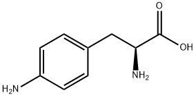 4-氨基-DL-苯丙氨酸, 2922-41-0, 结构式