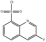 3-Fluoro-8-Quinolinesulfonyl Chloride 结构式