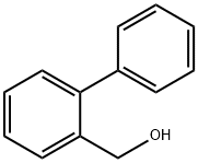 (1,1'-ビフェニル)-2-メタノール 化学構造式