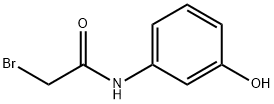3-(BROACETYL)AMINOPHENOL Struktur